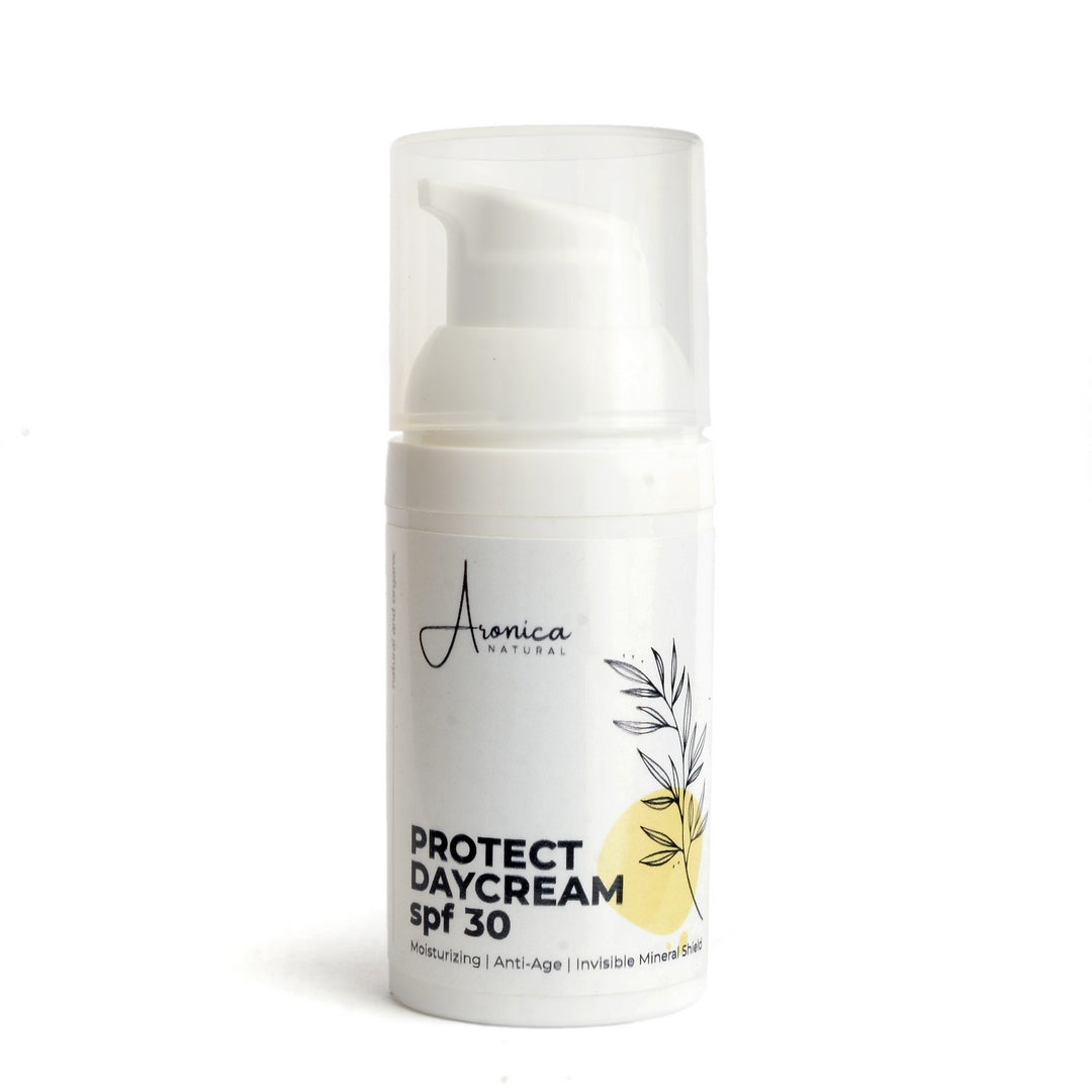 SPF 30 krema za lice – prirodna hidratantna anti-age nega bez belog traga