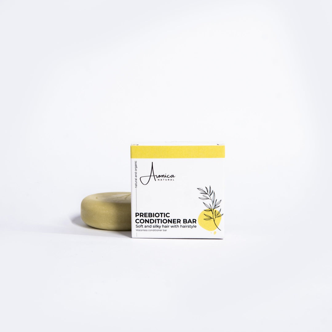 Set of solid cosmetics for shiny hair